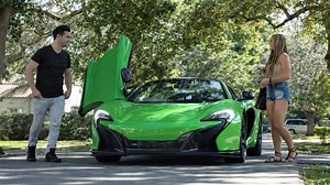 A McLaren 650S surprise for Uber riders