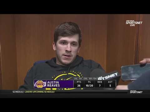 Austin Reaves POSTGAME INTERVIEW | Los Angeles Lakers defeat Orlando Magic for 9 game win in a row