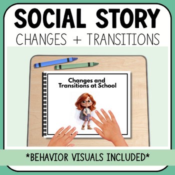 Social Skills Story: CHANGES & TRANSITIONS Printable Activity SEL