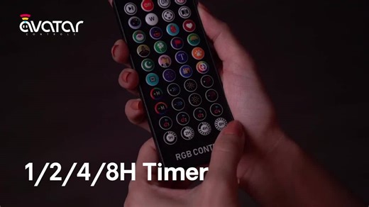 AVATAR CONTROLS 540-Light 6.6 ft. Outdoor Plug-In Integrated LED Smart Curtain Fairy String Lights (1-Pack) HD-ABSL41-WF