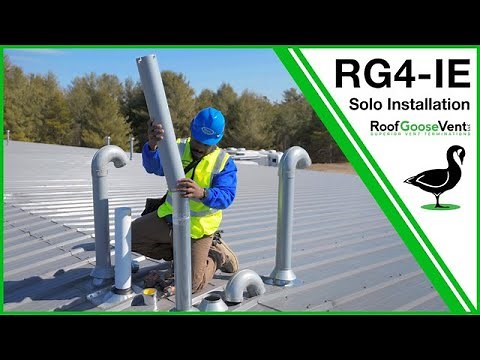 How To Install A Roof Vent on an Existing Low Sloped Roof - Leaking Roof Vent Solved