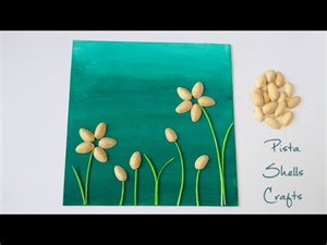 Simple and Easy Pista shell Decor | Pista Shell Craft ideas