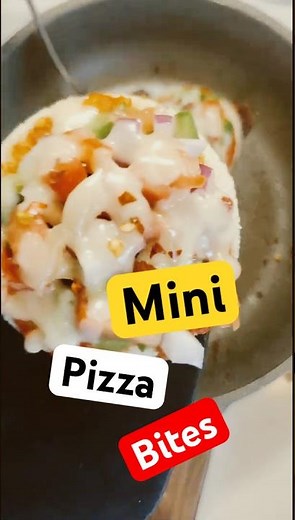 Mini Pizza Bites Recipe | Easy Snack for Kids & Parties