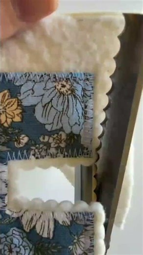 cutting process using pattern scissors #shorts