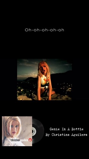 Genie In A Bottle - Christina Aguilera Lyrics & Music Video