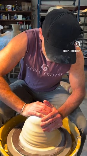 9.1K views · 415 reactions | Had some fun with this fluting technique and tried to incorporated into every aspect of the piece. It was fun, and I really liked the final result. #pottery #ceramics #handmadecrafts #ceramica #wheelthrown #nh #handmadewithlove #potterhead #atmosphericfiring #ripplepottery | Ripple Pottery | Facebook