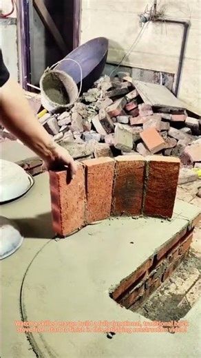 Building a Traditional Brick Stove from Scratch!
