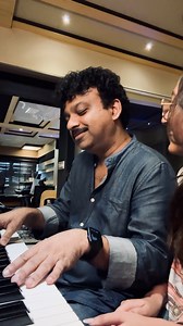 When your daughter pulls you out for a jam while you are deeply immersed in a scoring session 😝😂😂❤️ | Deepak Dev