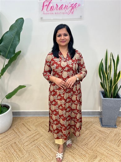 29K views · 283 reactions | Florista A line kurti with side slits...