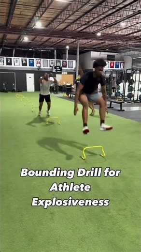 Elite bounding drill for explosive speed