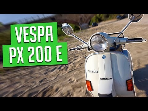 PIAGGIO VESPA PX200 Test Ride + Max Speed