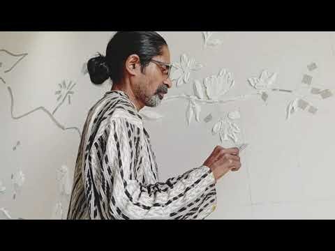 Embossed wall art। 3d wall art banane ka process। Wall art ideas 2026