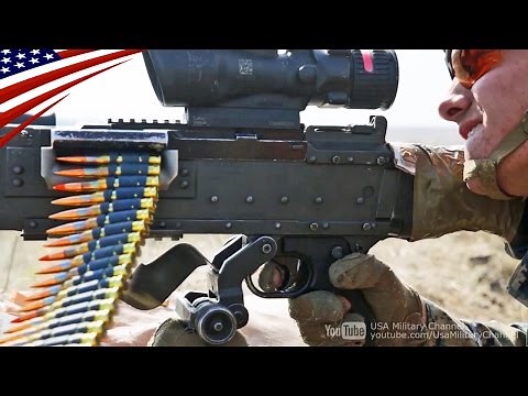 M240 Machine Gun Live Fire by USMC Fleet Anti-Terrorism Security Team - 米海兵隊･対テロ部隊｢FAST｣のM240機関銃実弾射撃