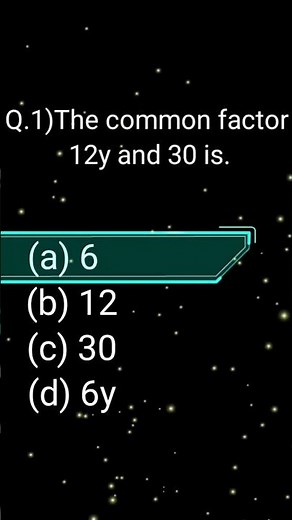 class| 8th math chapter 14| Factorization.. mcq questions.
