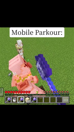 Mobile Parkour 😎🔥 #shortsfeed #minecraft #shorts #parkour