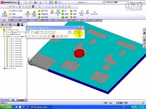 CAMWorks教学视频 2轴线切割