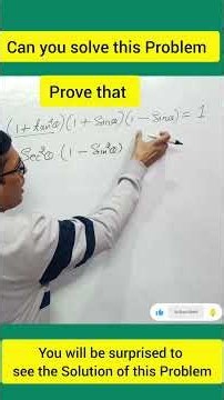 #Can you solve this Trigonometry problem?