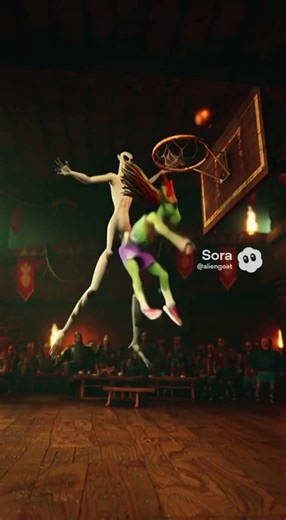Oddly Satisfying: Alien Goat ✨👽🐐 | #OddlySatisfying #AlienGoat #basketball