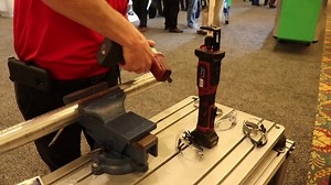 The 16V Belt Sander Kit - 3/8" is great for spot weld removal, weld prep and paint removal. | Matco Tools