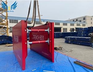 [Hot Item] Customized Steel Trench Shoring Box for Supporting Pipe Laying