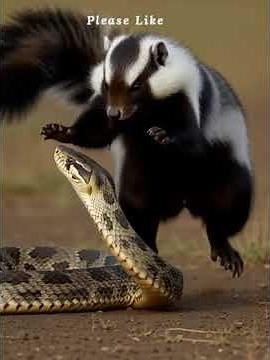 SKUNKS: SMALL BUT DEADLY #animalfacts #animallife #animals