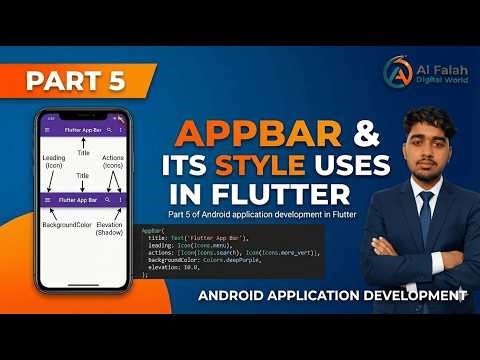 How to Use AppBar in Flutter (Beginner to Pro) | Flutter UI Tutorial