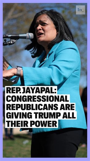 8.7K views · 62 reactions | It's *wild* that Congressional Republicans are just giving their power to Trump.  Full pod with Congresswoman Pramila Jayapal in comments | The Intercept | Facebook