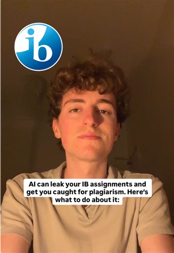 AI is the most powerful tool IB students have right now. Nothing else comes close. But there’s a problem people don’t talk about properly. A lot of students are pasting chunks of their IA, EE, TOK essay into random tools without thinking twice. And yes, there is some truth to the concern. Some AI tools process and store data in ways you don’t fully control. So if you’re blindly uploading full drafts of your work, you’re taking a risk. Not necessarily that it’ll instantly “leak” online… But that 