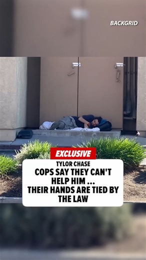 Tylor Chase is back sleeping on the streets and there's nothing police can do because of California laws 🙏 | TMZ