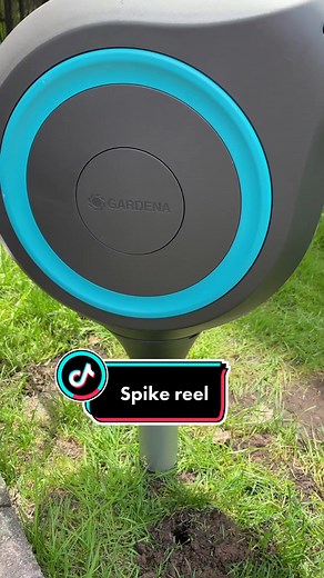 The perfect hose reel for almost any location with bare ground and it works exactly like the wall mounted version. Im still loving gardena products #garden #lawn #diy