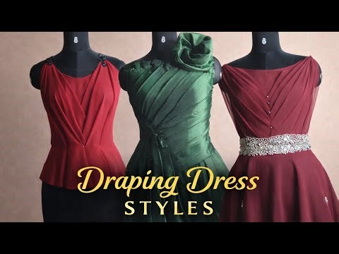 "Draping Dress Styles" ✨👗| Elegant Draping Dress Styles | Designer Draping Ideas |💡