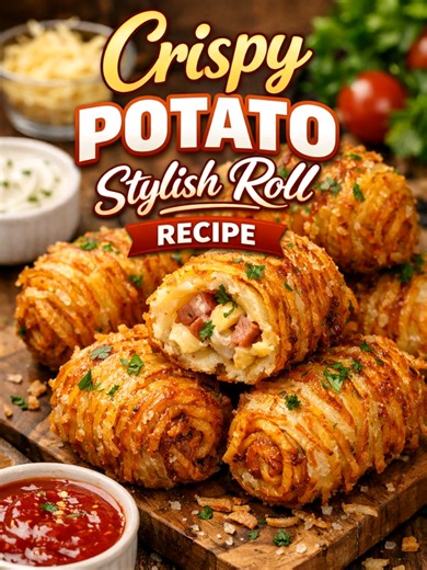 Crispy patato stylish roll #crispypatatoroll #crunchy#curnchybits #indianfood #yummy