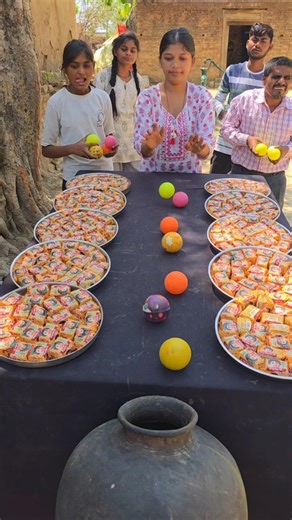 Impossible Matka Roll Game: Multi Color Ball Collection Challenge #funny #youtubeshorts