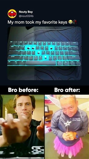 Bro's favorite keys 💀