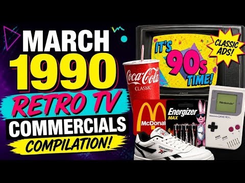 March 1990 RETRO TV Commercials and Promos Compilation