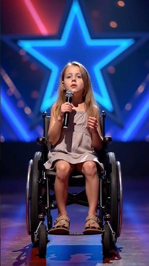 #talent DISABLED homeless war victim girl singing left the judges of AGT stunned!