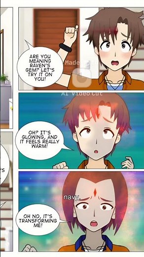 Raven and Starfire Possession #shorts #comics