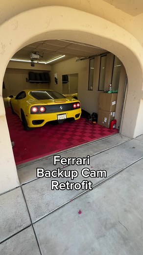 Installing a Hidden Backup Camera on a Ferrari 360