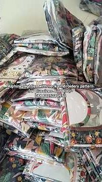 alpine nighties with neck embroidery pattern for plus sizes completely our own manufacturing product