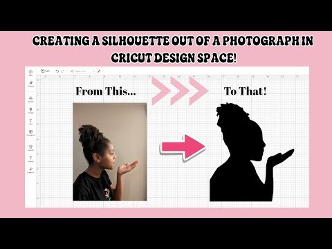 Create a Silhouette of ANYONE in Cricut Design Space - BEGINNER FRIENDLY!