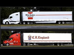 4K Truckspotting C R England Wiley Sanders Freightliner Cascadia Kenworth T680 11624