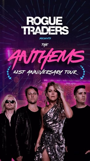 Rogue Traders on Instagram: "Rogue Traders presents THE ANTHEMS 2026 TOUR. Featuring all the hits including Voodoo Child, In Love Again & Watching You - plus future anthems from the forthcoming album Midnight Alarms. Touring nationwide in May. For all dates and booking links, clicky click that link in the bio or visit roguetraders.net. SEE YOU DOWN THE FRONT!!!!!! 2026 LFG…….. #roguetraders #tour #aussiemusic #anthems"