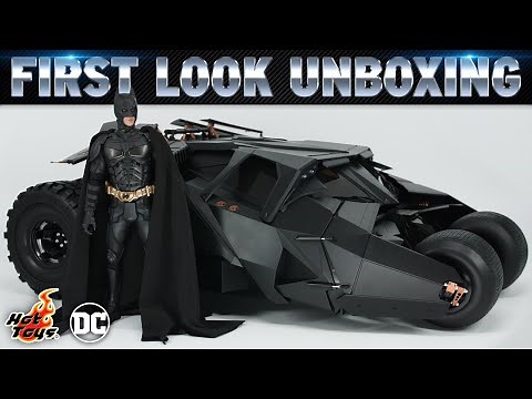 Hot Toys Batmobile Tumbler Batman Begins / The Dark Knight Unboxing | First Look