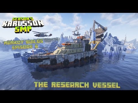 [karlssonSMP] Markoy Builds - Episode 6 - The research vessel