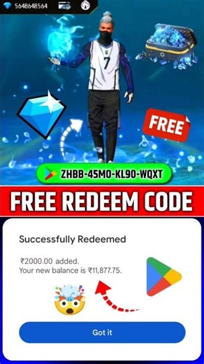 Free Redeem Code #freefire #shorts #shortvideo #trending #redeemcode