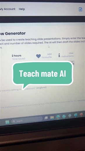 ✨ Teachers, how many hours a week do you spend planning lessons or creating resources? What if you could get some of that time back? Meet TeachMate AI, your all-in-one teaching assistant 🤖📚 From lesson plans and differentiated worksheets to reports and SEND-friendly adaptations, it’s built to make teaching smarter, not harder. 💡 New updates in the 2.0 release include: ✅ 150 AI tools for teaching, admin & data insights ✅ Progress tracking dashboards ✅ Improved SEND support & scaffolded resourc