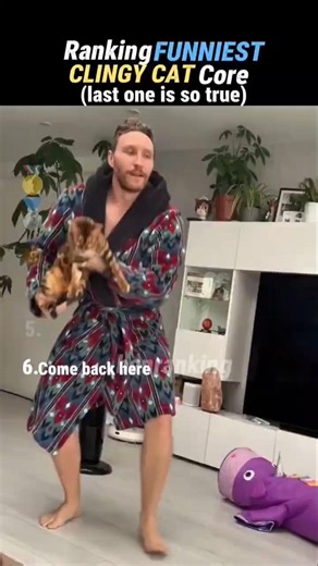 Ranking FUNNIEST CLINGY CAT Core Moment!! 😺❤️
