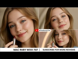 MAC Ruby Woo 707 Review: The Most ICONIC Red Lipstick Ever? You NEED to See This!