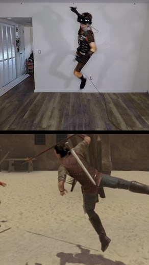 sometimes i pretend the NPC leaves mean comments on my posts 🤣 #vr #fullbodytracking #gaming #VRGaming | ChrisQuitsReality