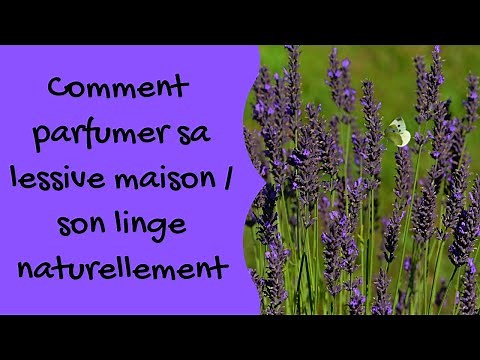 Comment parfumer sa lessive maison et son linge naturellement
